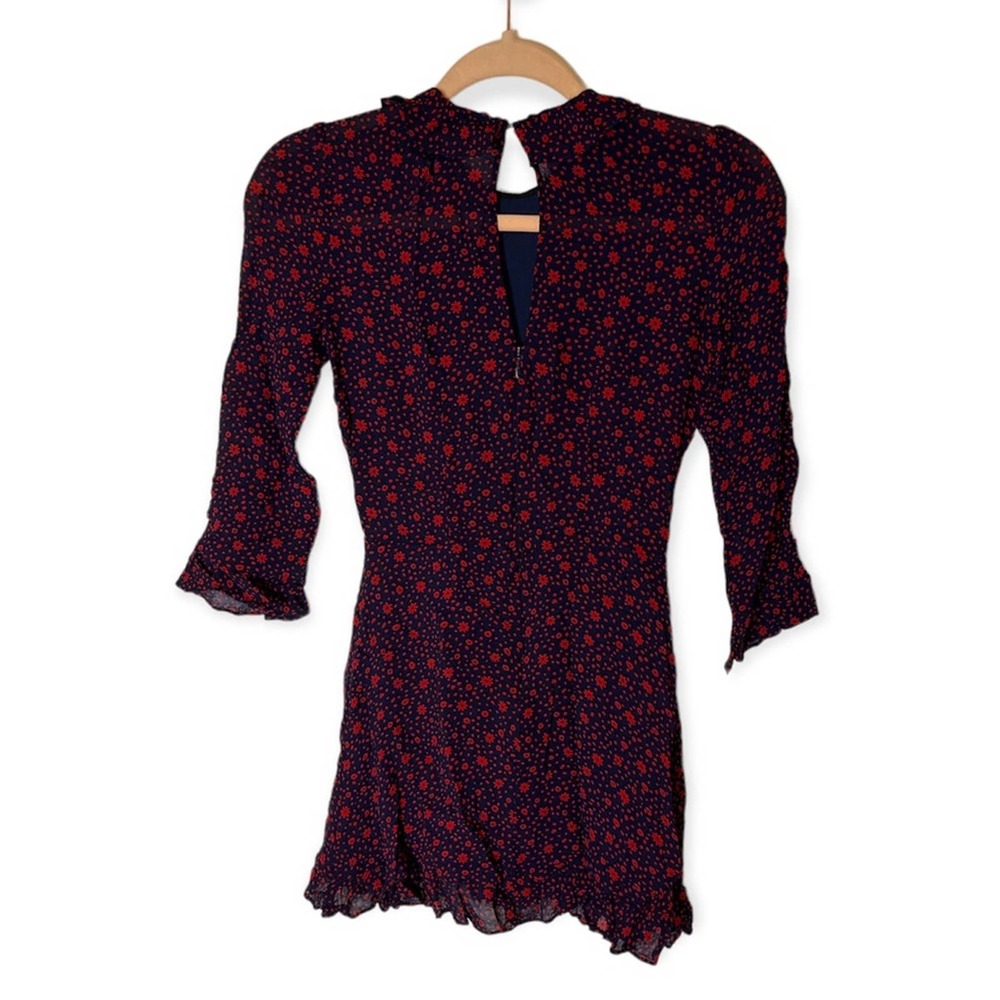Reformation Stevie floral dot printed mini dress - Picture 4 of 9